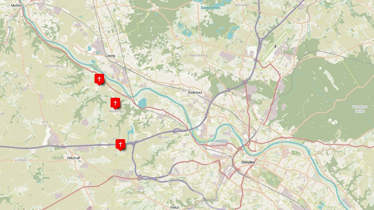 Unsere Karte in OpenStreetMap